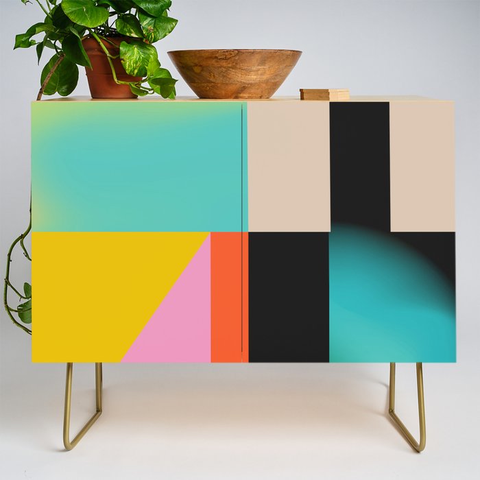 Modern Abstraction 4 Credenza Gallery Image 1