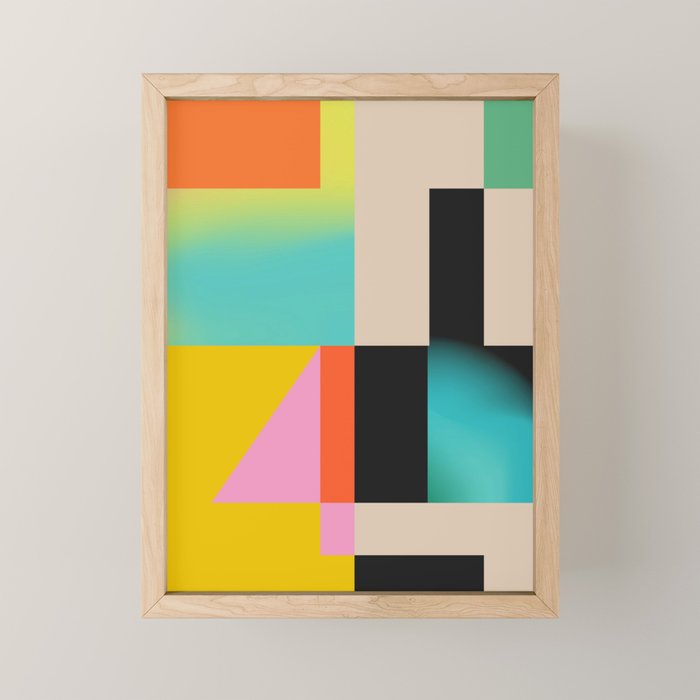 Modern Abstraction 4 Mini Art Print Gallery Image 1
