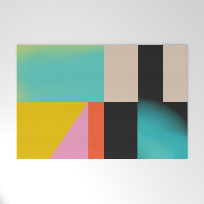 Modern Abstraction 4 Welcome Mat Gallery Image 1