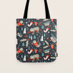 Slothy Holidays Tote Bag Gallery Image 1