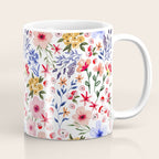 Simple colorful flowery meadow Coffee Mug Gallery Image 1