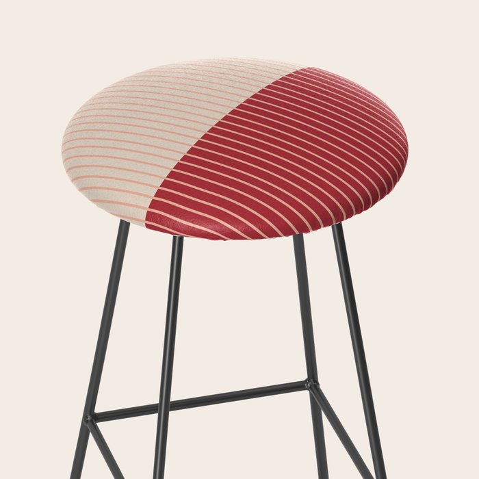 Color Block Lines VII Stool Gallery Image 2