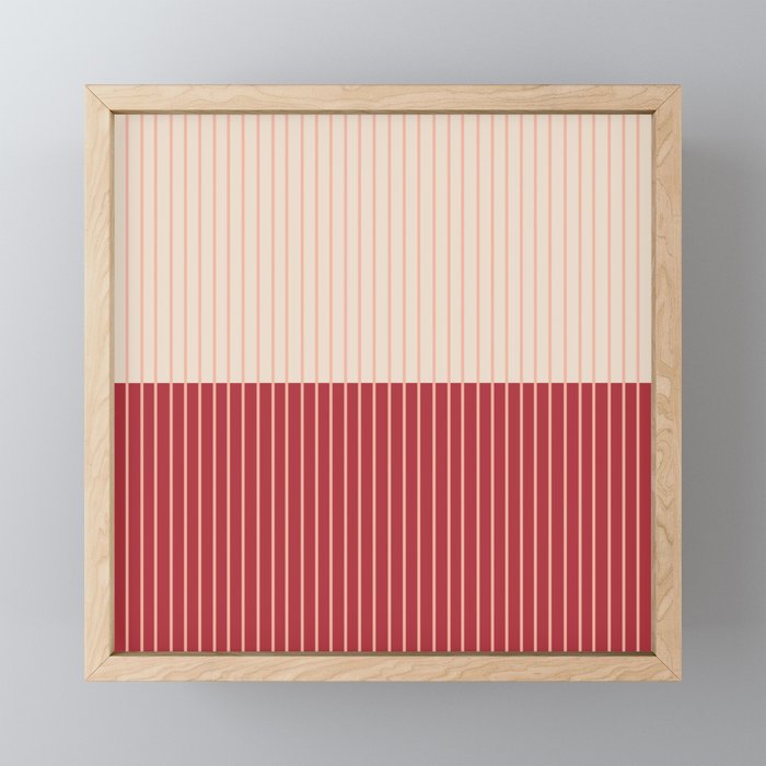 Color Block Lines VII Mini Art Print Gallery Image 1