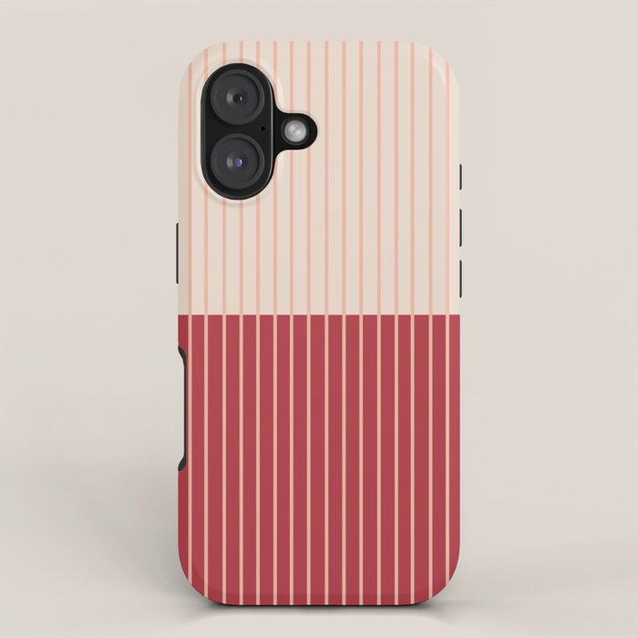 Color Block Lines VII iPhone Case Gallery Image 1