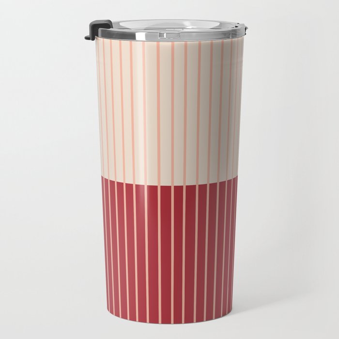 Color Block Lines VII Travel Mug Gallery Image 3