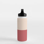 Color Block Lines VII Water Bottle Gallery Image 3
