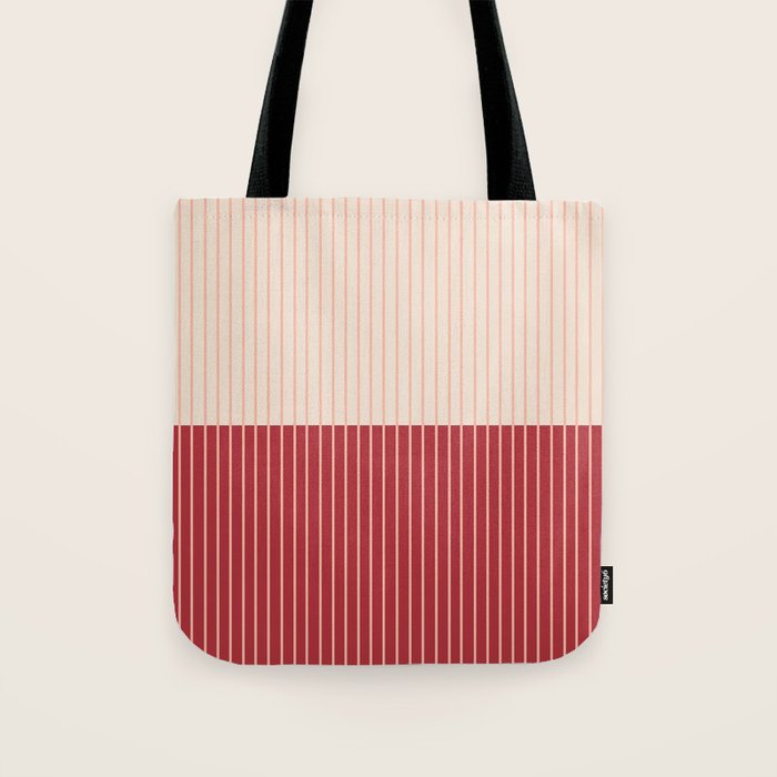Color Block Lines VII Tote Bag Gallery Image 1
