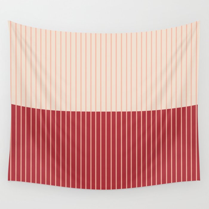 Color Block Lines VII Wall Tapestry Gallery Image 4