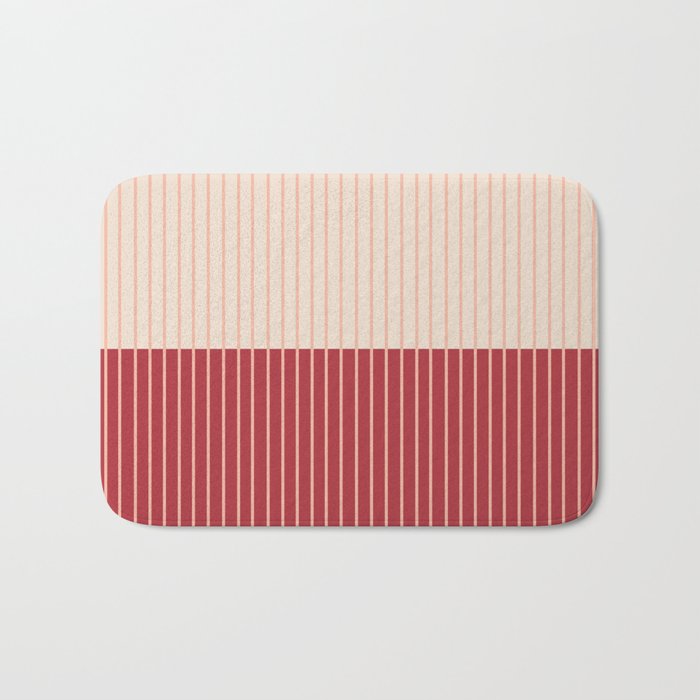 Color Block Lines VII Bath Mat Gallery Image 1