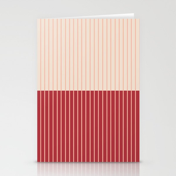 Color Block Lines VII Stationery Card Gallery Image 1