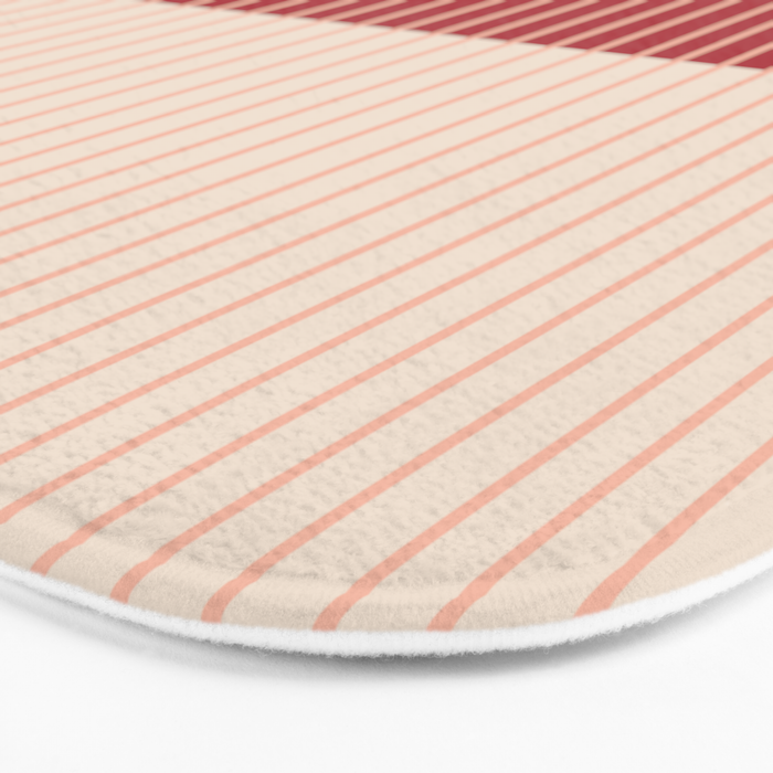 Color Block Lines VII Bath Mat Gallery Image 3