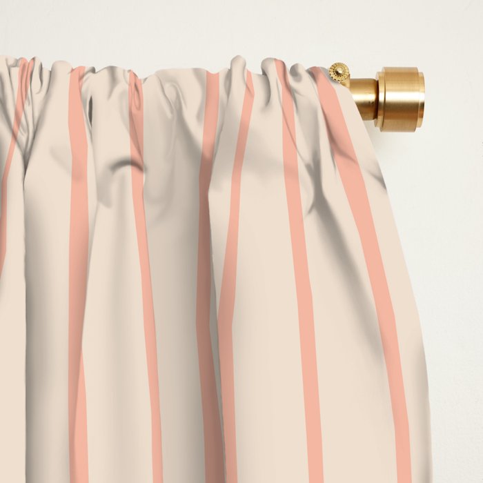 Color Block Lines VII Window Curtain Gallery Image 2