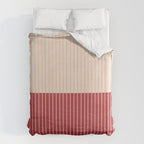 Color Block Lines VII Duvet Cover Gallery Image 6
