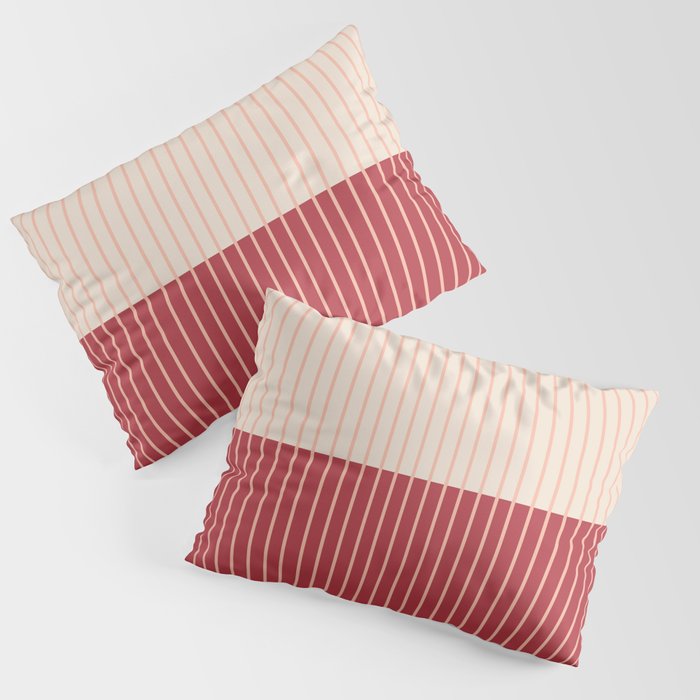 Color Block Lines VII Pillow Sham Gallery Image 3