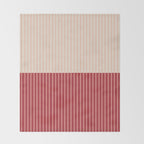 Color Block Lines VII Throw Blanket Gallery Image 2