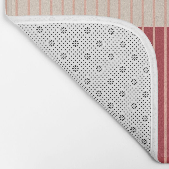 Color Block Lines VII Bath Mat Gallery Image 2