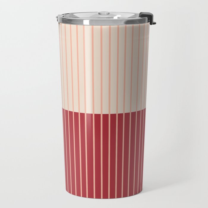 Color Block Lines VII Travel Mug Gallery Image 2