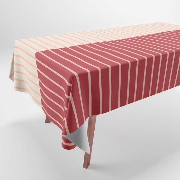 Color Block Lines VII Tablecloth Gallery Image 1