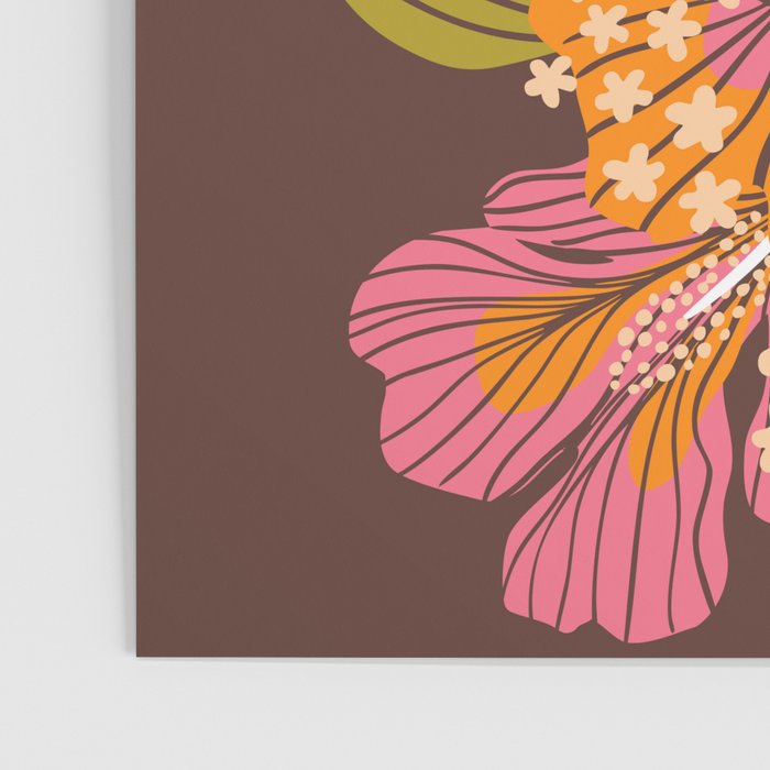 Bold Hibiscus in Retro Eclectic Poster Gallery Image 3