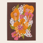 Bold Hibiscus in Retro Eclectic Poster Gallery Image 4