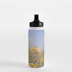 Texas Sunflower Field Water Bottle Gallery Image 2