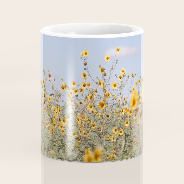 Texas Sunflower Field Coffee Mug Gallery Image 4