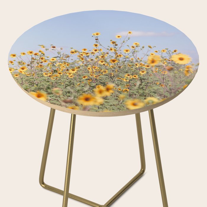 Texas Sunflower Field Side Table Gallery Image 2