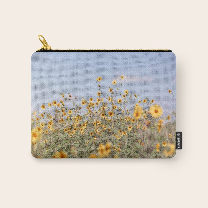 Texas Sunflower Field Carry All Pouch Gallery Image 1