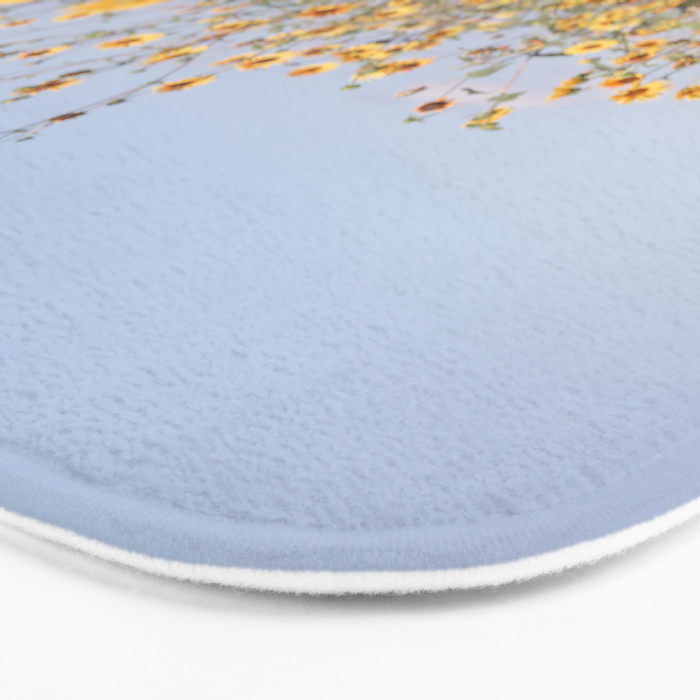 Texas Sunflower Field Bath Mat Gallery Image 3