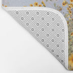 Texas Sunflower Field Bath Mat Gallery Image 2