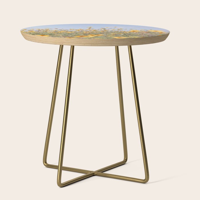 Texas Sunflower Field Side Table Gallery Image 1
