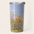 Texas Sunflower Field Travel Mug Gallery Image 2