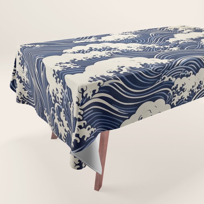 Endless Kanagawa Waves Tablecloth Gallery Image 1