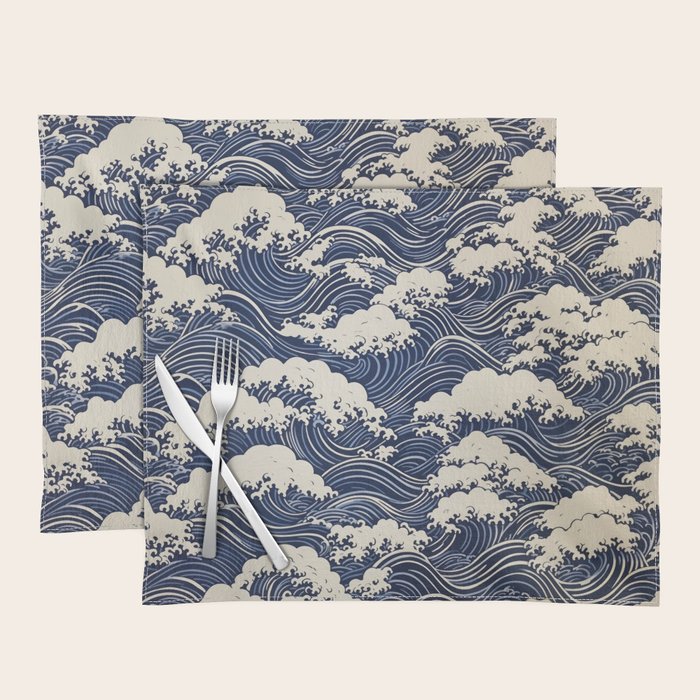 Endless Kanagawa Waves Placemat Gallery Image 1