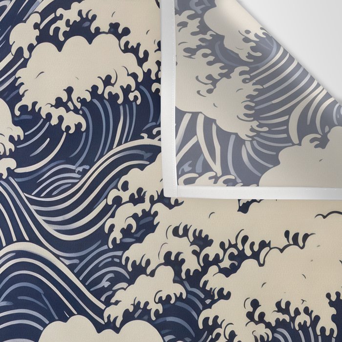 Endless Kanagawa Waves Wall Tapestry Gallery Image 3