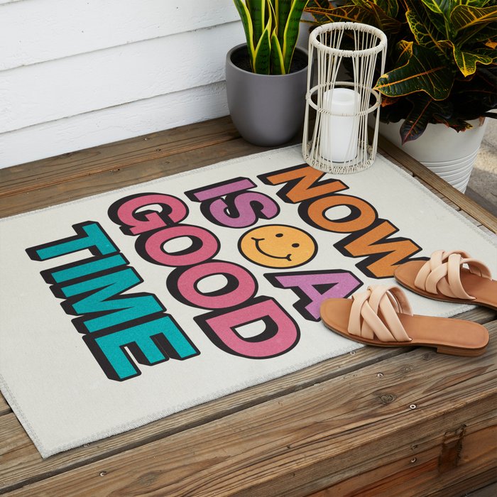 Now Is A Good Time Outdoor Rug Gallery Image 2