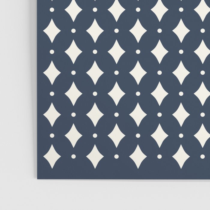 Vintage Stars VIII Dark Navy Blue Poster Gallery Image 3