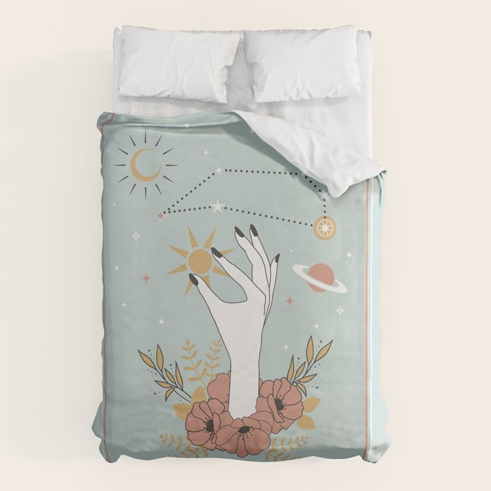 Leo Zodiac Series Duvet Cover Gallery Image 6