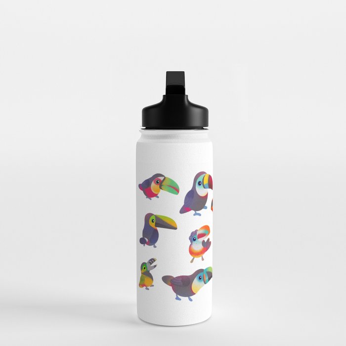 Toucan - pastel Water Bottle Gallery Image 3