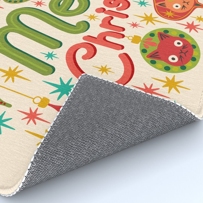 Meowy Christmas Rug Gallery Image 4