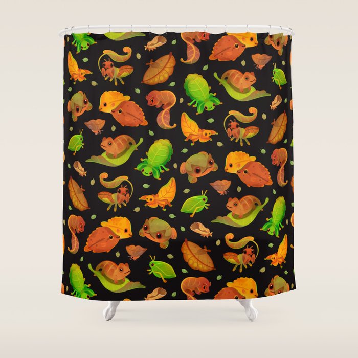 Leaf mimics Shower Curtain Gallery Image 1