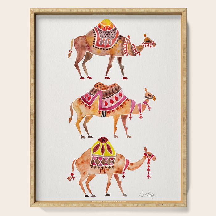 Camel Train Serving Tray Gallery Image 1