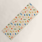 Abstract organic nature shape art pattern Yoga Mat Gallery Image 1