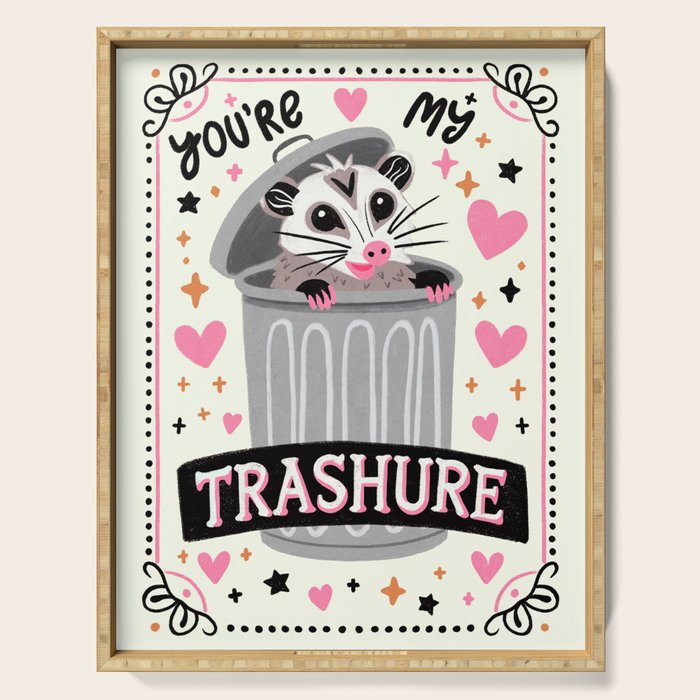 You are my favourite trashure Serving Tray Gallery Image 1