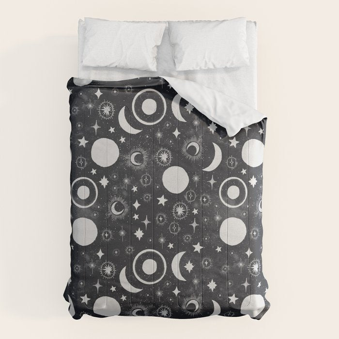 Celestial dark pattern DS Comforter Gallery Image 1