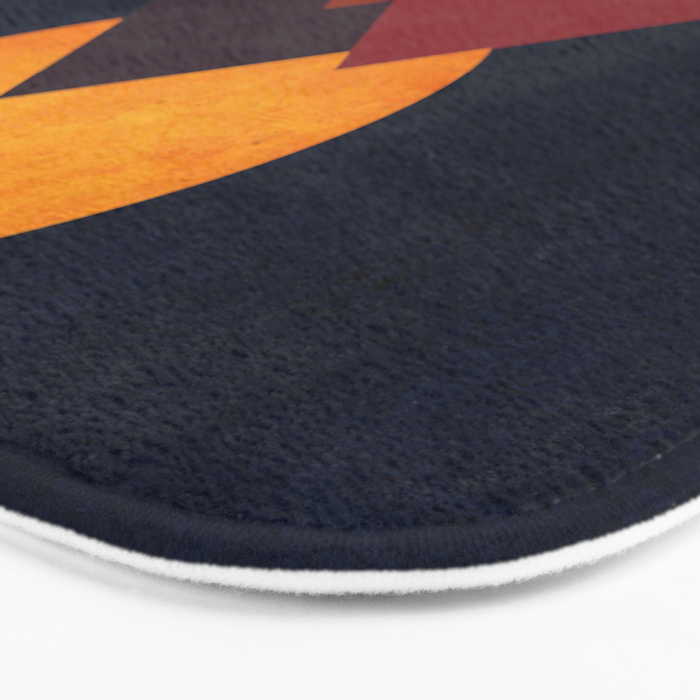 Full moon and pyramid Bath Mat Gallery Image 3