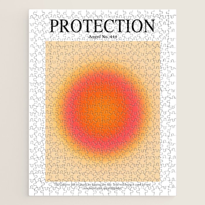 Gradient Angel Numbers: Angel Number 444 - Protection Jigsaw Puzzle Gallery Image 1