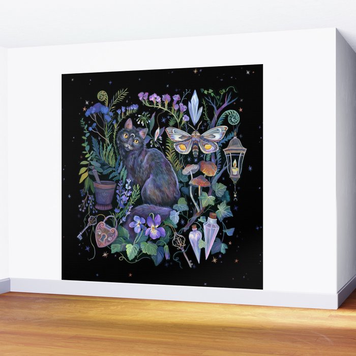 Witch Potion Garden Wall Mural Gallery Image 2