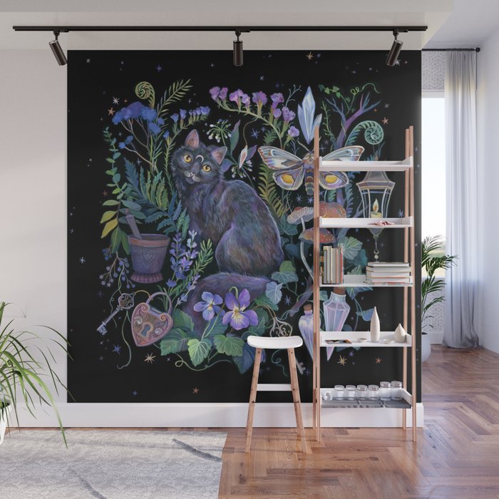 Witch Potion Garden Wall Mural Gallery Image 1