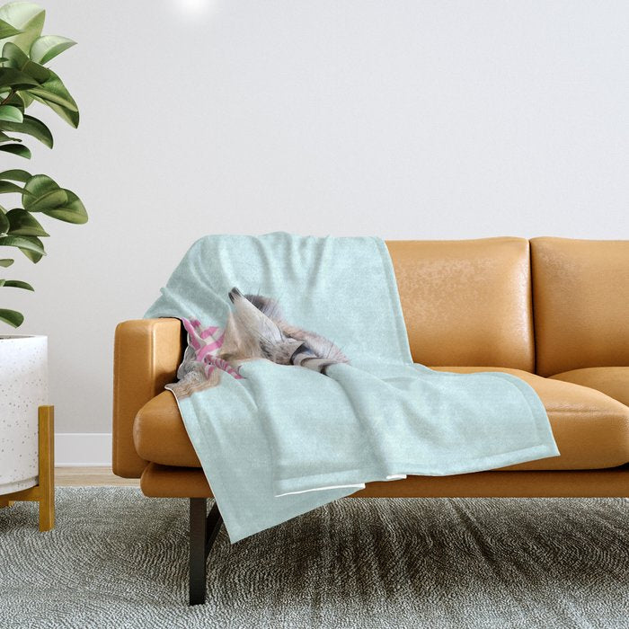 MEERKAT Throw Blanket Gallery Image 1